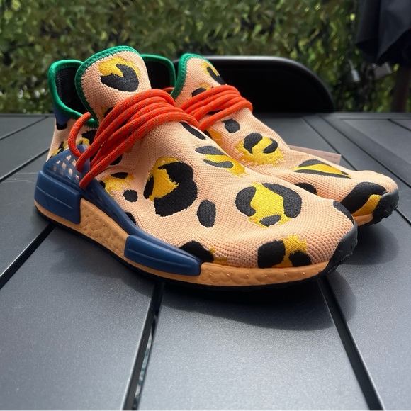 adidas Other - Adidas Men’s NMD Human Race Pharrell Animal Print Leopard Pulse Amber